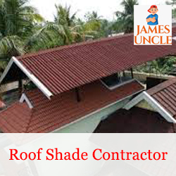 Roof shade contractor Mr. Tapan Saha in Belgharia